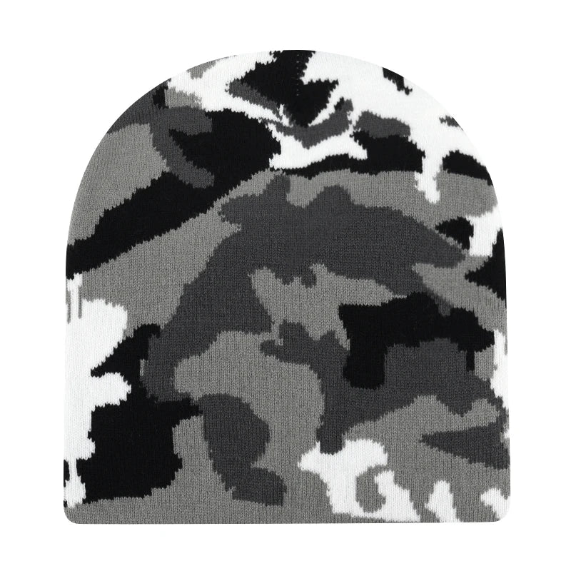 Black Knit Hat Winter Autumn Warm Beanies Women Men Fashion Skiing Beanie Outdoor Windproof Skullcap Unisex Hiphop Street Gorrash