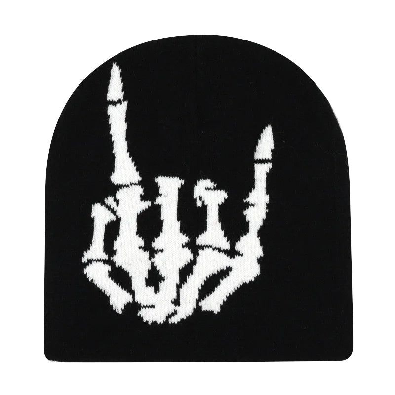 Black Knit Hat Winter Autumn Warm Beanies Women Men Fashion Skiing Beanie Outdoor Windproof Skullcap Unisex Hiphop Street Gorrash