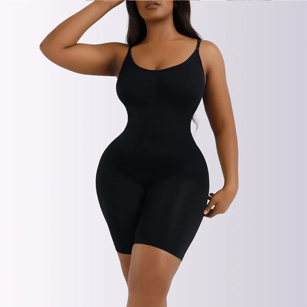 Women Full Body Shapewear Bodysuit for Belly Control Seamless Firm Waist Trainer Body Shaper jumpsuit