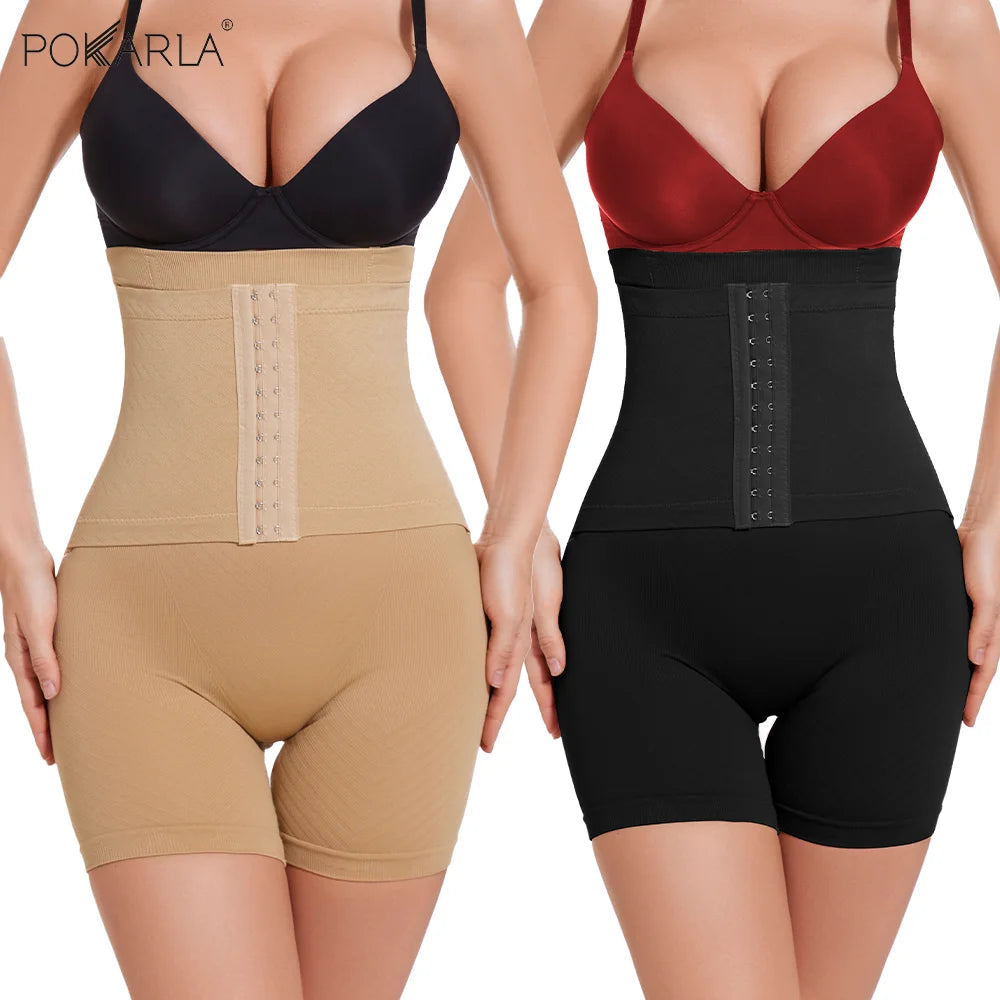 Shapewear for Women Tummy Control Body Shaper Fajas Shorts with Hook Butt Lifter Panties High Waisted Underwear Slimming Panties