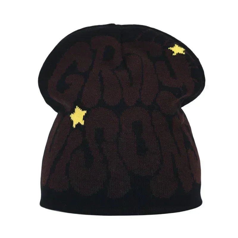 Black Knit Hat Winter Autumn Warm Beanies Women Men Fashion Skiing Beanie Outdoor Windproof Skullcap Unisex Hiphop Street Gorrash