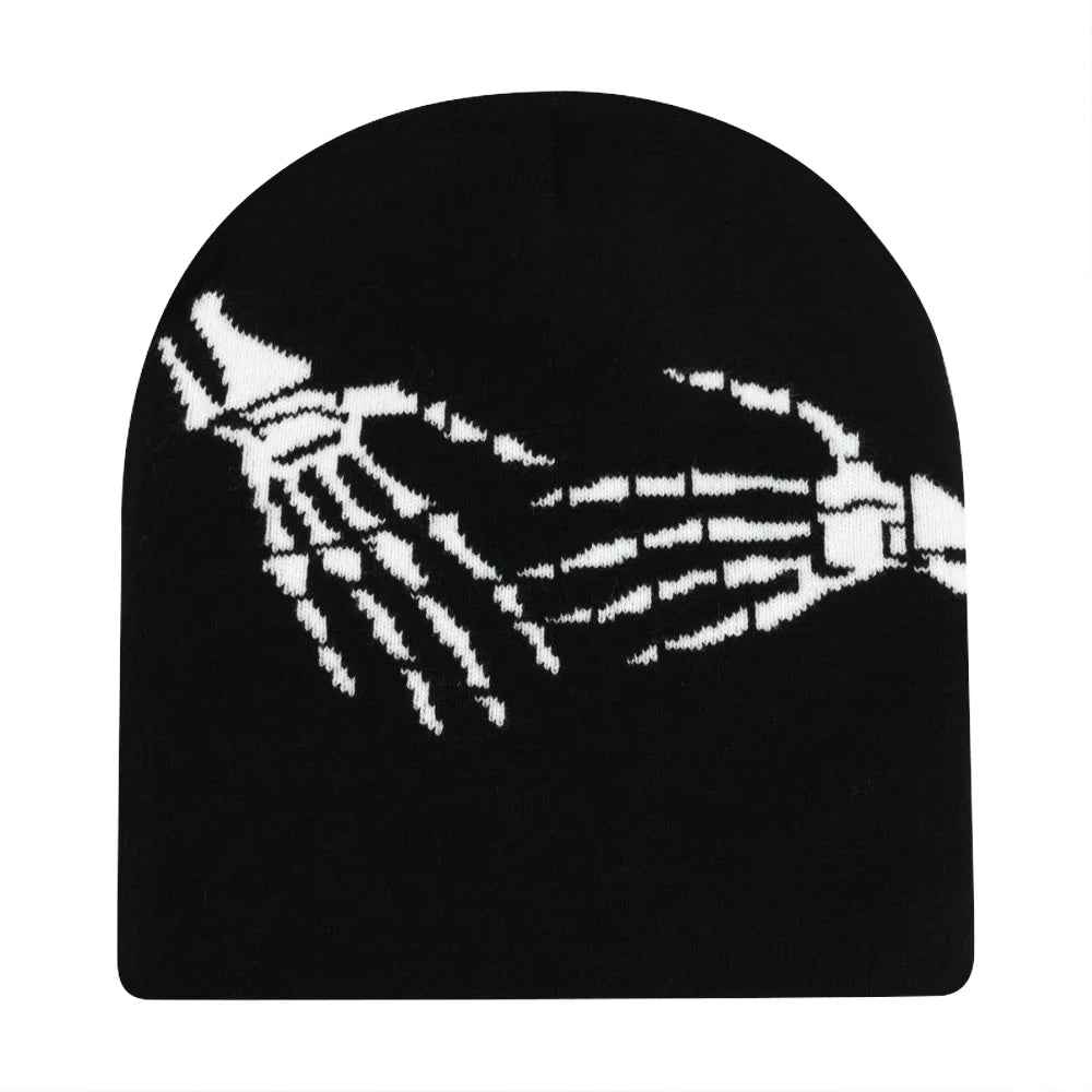 Black Knit Hat Winter Autumn Warm Beanies Women Men Fashion Skiing Beanie Outdoor Windproof Skullcap Unisex Hiphop Street Gorrash