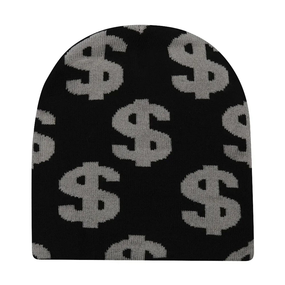 Black Knit Hat Winter Autumn Warm Beanies Women Men Fashion Skiing Beanie Outdoor Windproof Skullcap Unisex Hiphop Street Gorrash