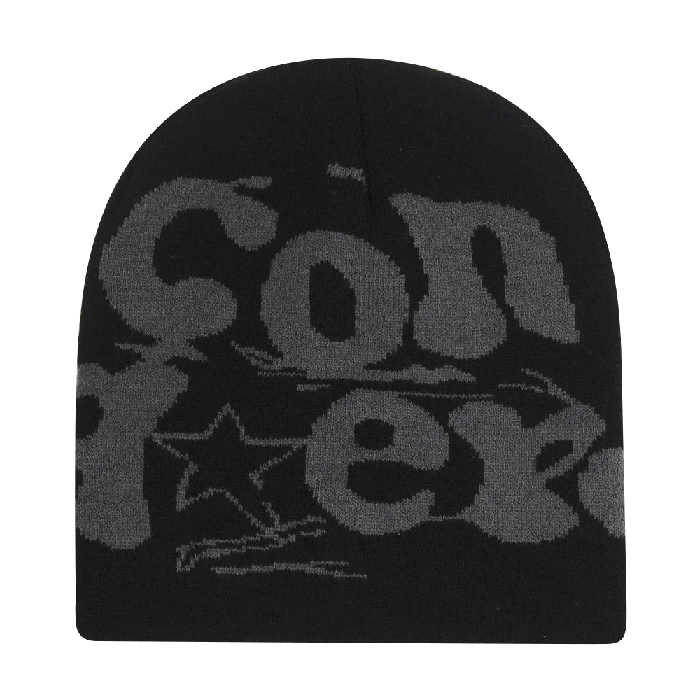 Black Knit Hat Winter Autumn Warm Beanies Women Men Fashion Skiing Beanie Outdoor Windproof Skullcap Unisex Hiphop Street Gorrash