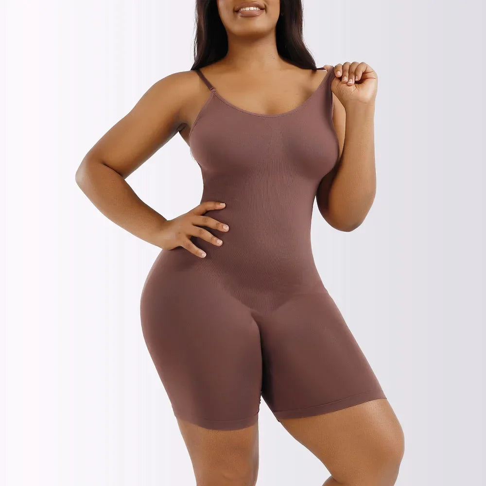 Women Full Body Shapewear Bodysuit for Belly Control Seamless Firm Waist Trainer Body Shaper jumpsuit