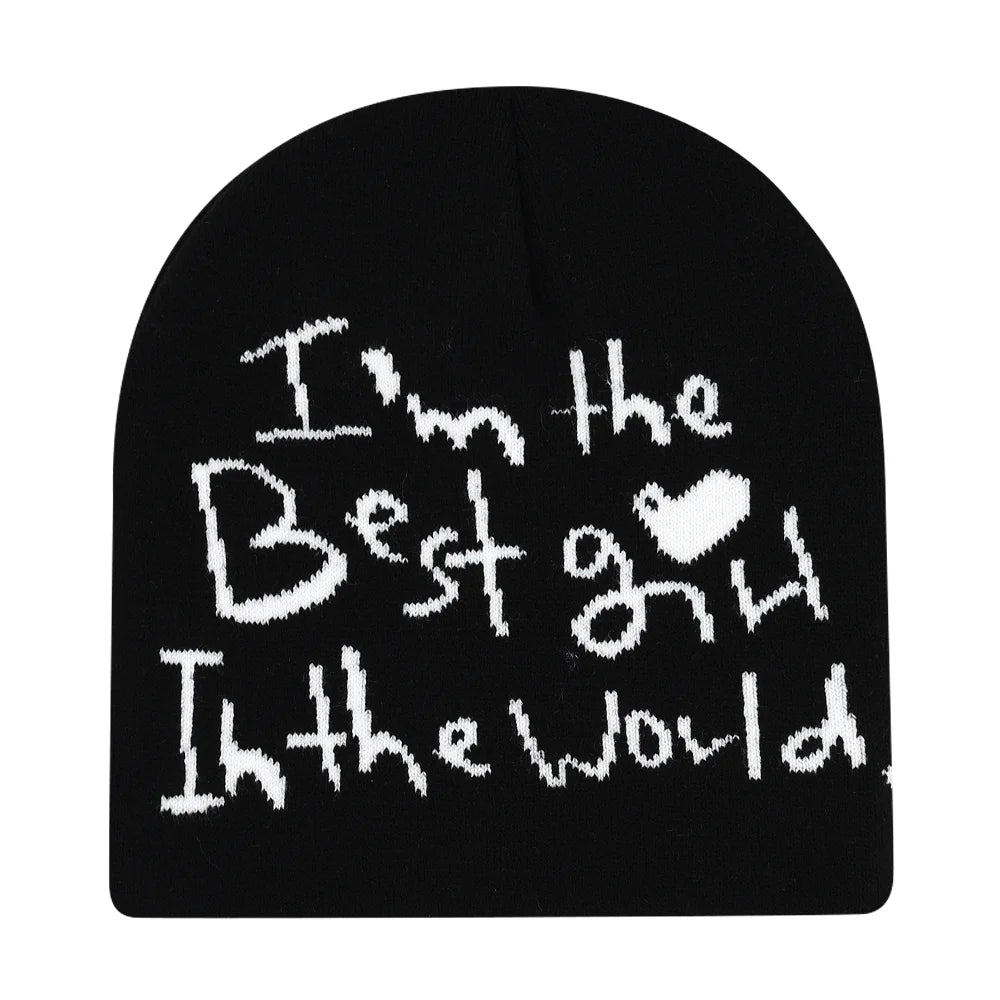 Black Knit Hat Winter Autumn Warm Beanies Women Men Fashion Skiing Beanie Outdoor Windproof Skullcap Unisex Hiphop Street Gorrash