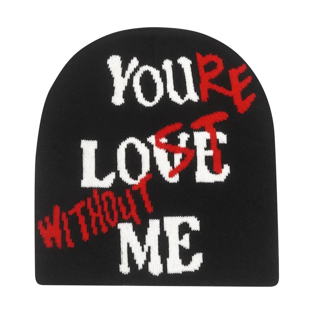 Black Knit Hat Winter Autumn Warm Beanies Women Men Fashion Skiing Beanie Outdoor Windproof Skullcap Unisex Hiphop Street Gorrash