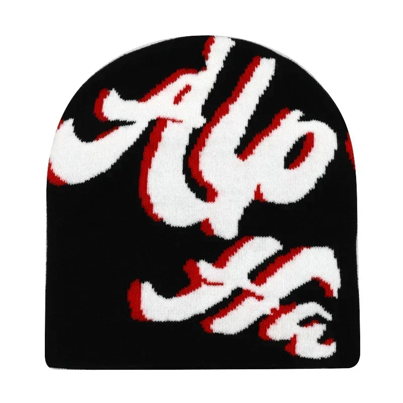 Black Knit Hat Winter Autumn Warm Beanies Women Men Fashion Skiing Beanie Outdoor Windproof Skullcap Unisex Hiphop Street Gorrash