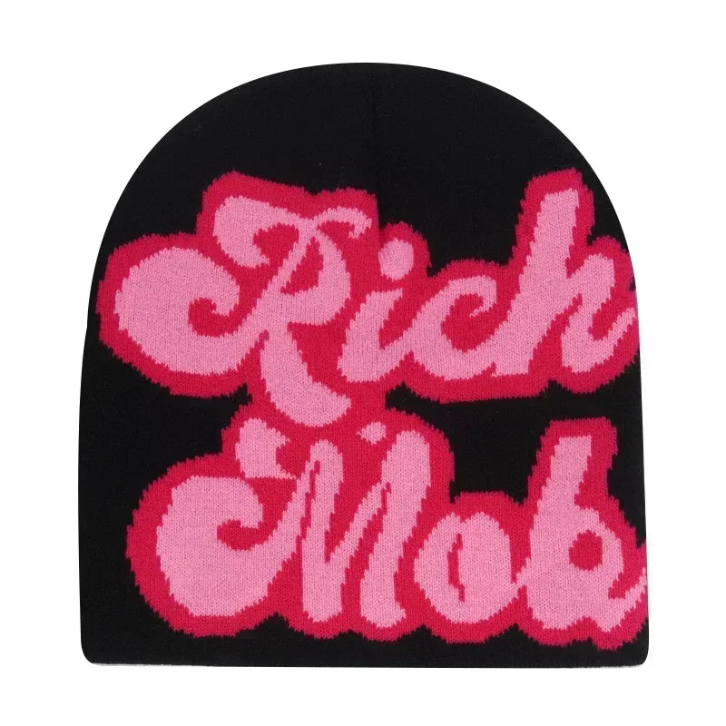 Black Knit Hat Winter Autumn Warm Beanies Women Men Fashion Skiing Beanie Outdoor Windproof Skullcap Unisex Hiphop Street Gorrash