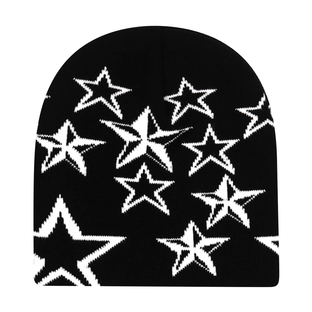 Black Knit Hat Winter Autumn Warm Beanies Women Men Fashion Skiing Beanie Outdoor Windproof Skullcap Unisex Hiphop Street Gorrash