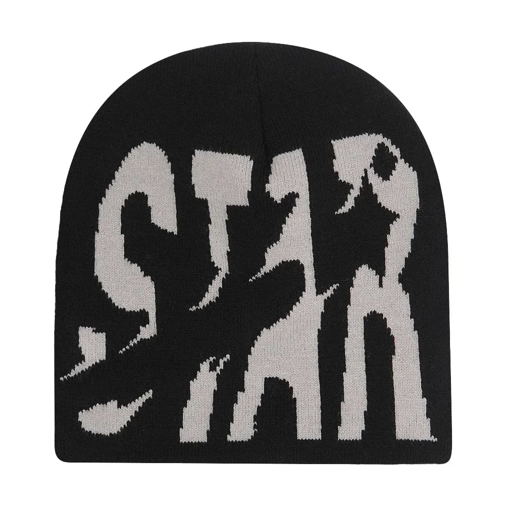 Black Knit Hat Winter Autumn Warm Beanies Women Men Fashion Skiing Beanie Outdoor Windproof Skullcap Unisex Hiphop Street Gorrash