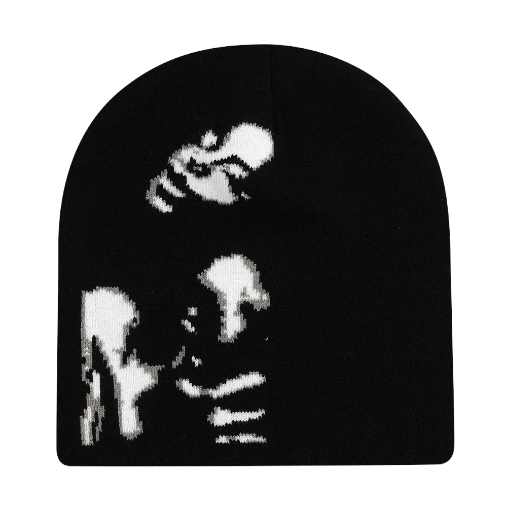 Black Knit Hat Winter Autumn Warm Beanies Women Men Fashion Skiing Beanie Outdoor Windproof Skullcap Unisex Hiphop Street Gorrash