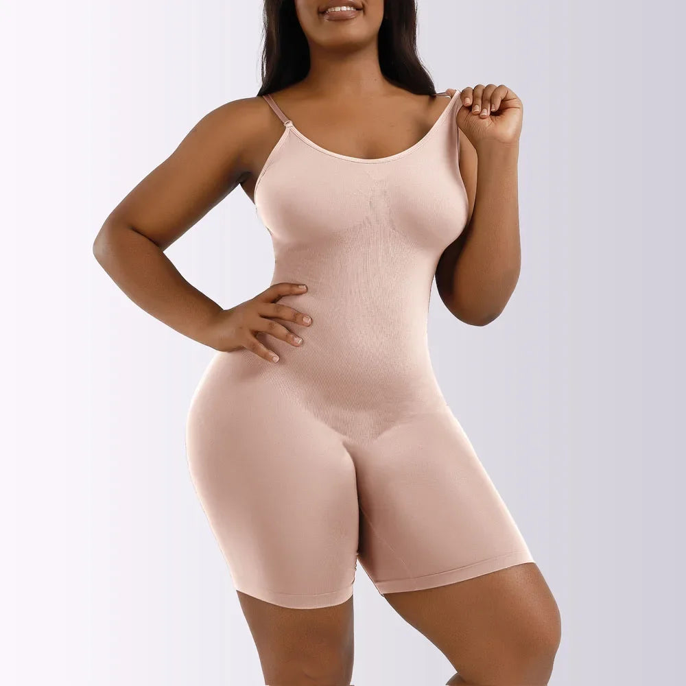 Women Full Body Shapewear Bodysuit for Belly Control Seamless Firm Waist Trainer Body Shaper jumpsuit