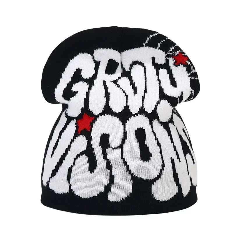 Black Knit Hat Winter Autumn Warm Beanies Women Men Fashion Skiing Beanie Outdoor Windproof Skullcap Unisex Hiphop Street Gorrash