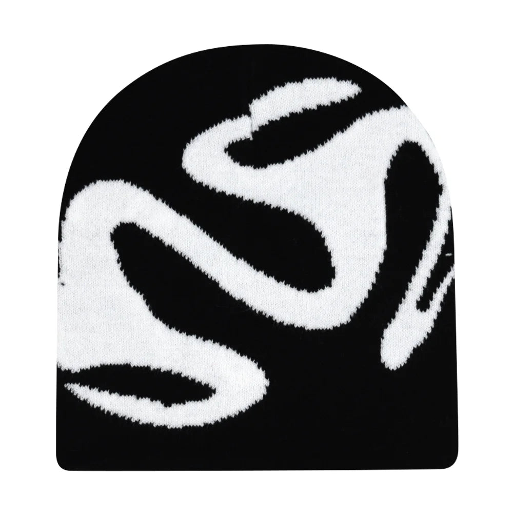 Black Knit Hat Winter Autumn Warm Beanies Women Men Fashion Skiing Beanie Outdoor Windproof Skullcap Unisex Hiphop Street Gorrash