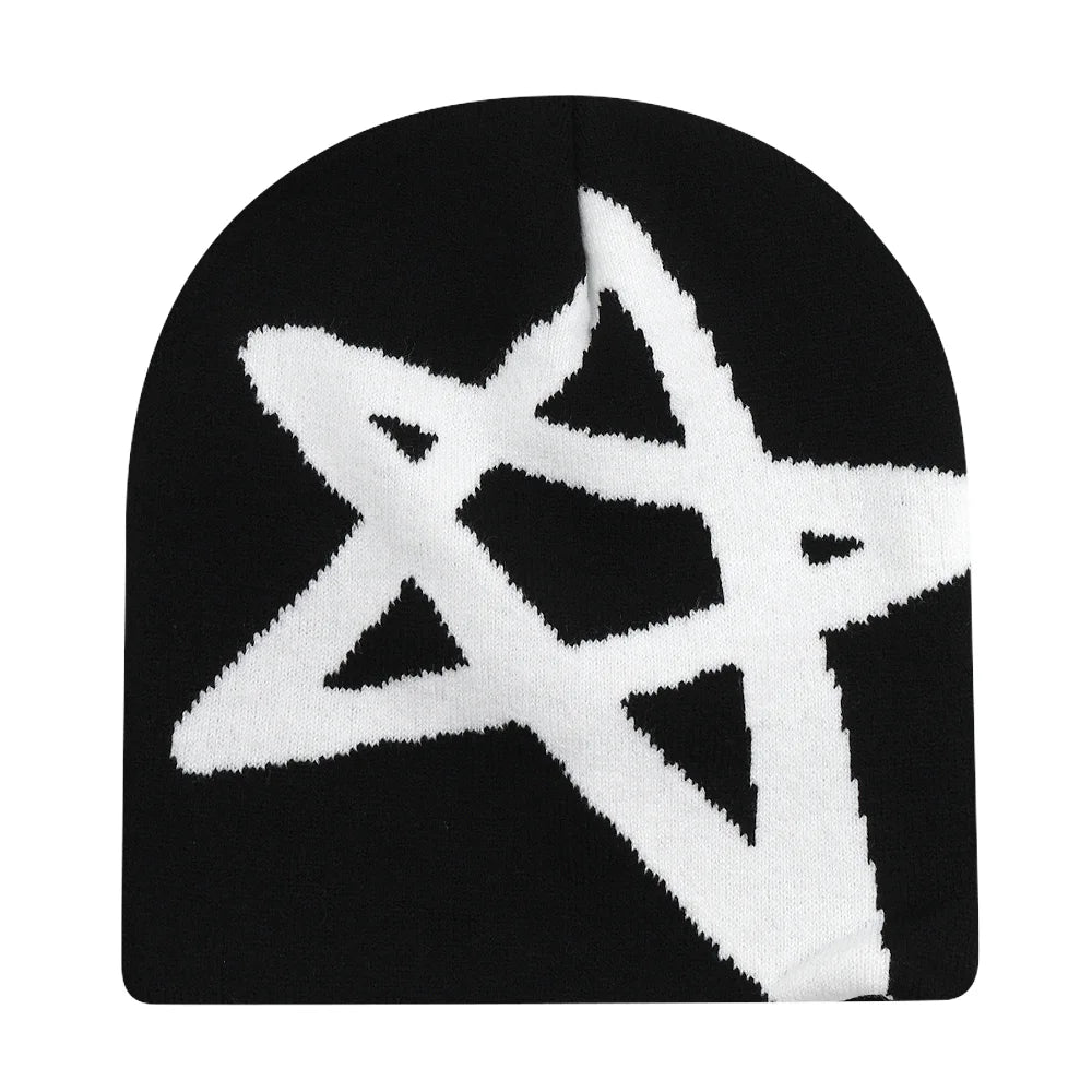 Black Knit Hat Winter Autumn Warm Beanies Women Men Fashion Skiing Beanie Outdoor Windproof Skullcap Unisex Hiphop Street Gorrash