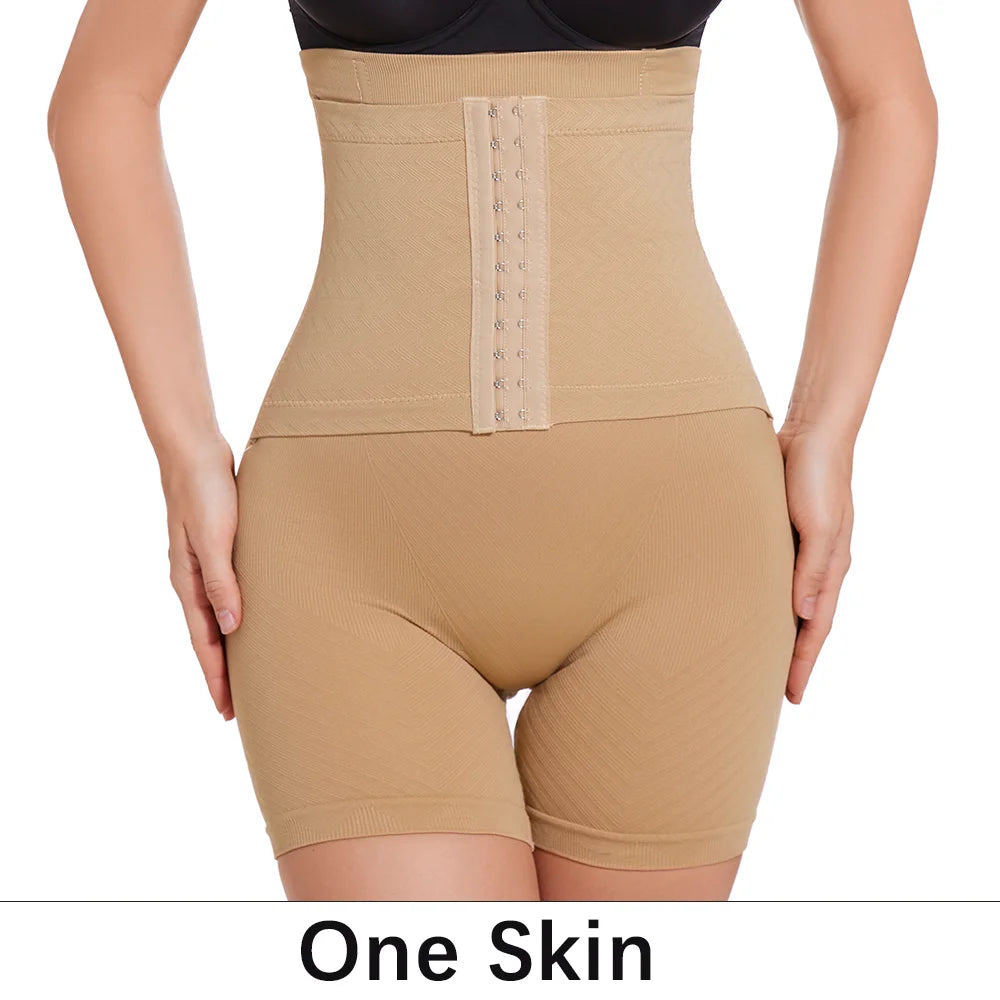 Shapewear for Women Tummy Control Body Shaper Fajas Shorts with Hook Butt Lifter Panties High Waisted Underwear Slimming Panties