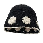 Crochet Bucket Hat - Korean Handmade Autumn Beanie