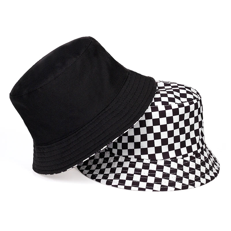 Double-Sided Fisherman Hats for Women - Outdoor Shade Bucket Hats