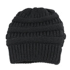 Satin Lined Beanie Hats For Women Men Autumn Winter Warm Casual Knitted Baggy Hat Silk Woman Bonnet Cap Unisex Skullies Beanies