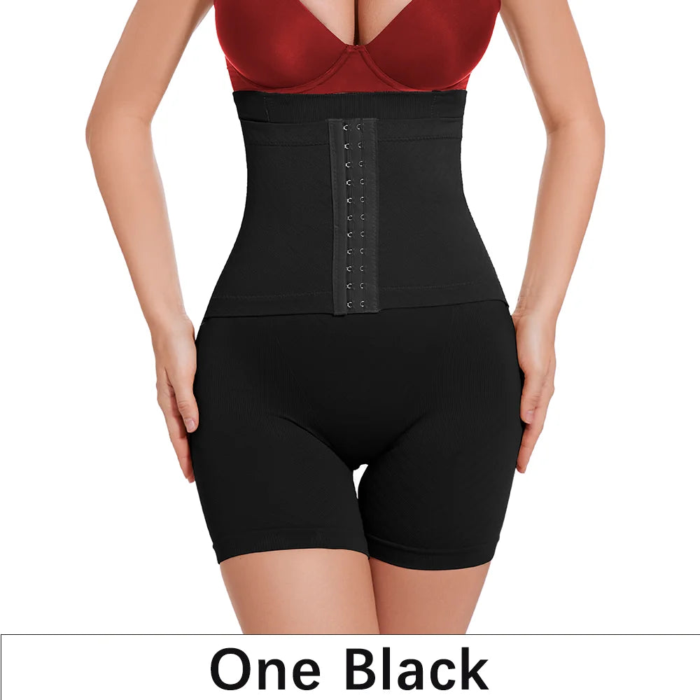 Shapewear for Women Tummy Control Body Shaper Fajas Shorts with Hook Butt Lifter Panties High Waisted Underwear Slimming Panties