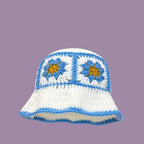 Crochet Bucket Hat - Korean Handmade Autumn Beanie
