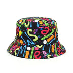 Print Bucket Hat - Summer Sun Protection Caps