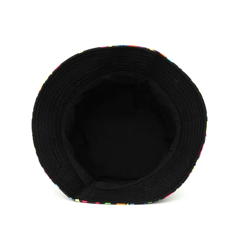 Print Bucket Hat - Summer Sun Protection Caps