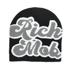 Black Knit Hat Winter Autumn Warm Beanies Women Men Fashion Skiing Beanie Outdoor Windproof Skullcap Unisex Hiphop Street Gorrash