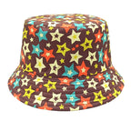 Cute Cartoon Plant Print Bucket Hats | Summer Sun Protection Caps