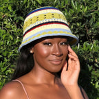 Crochet Bucket Hat - Korean Handmade Autumn Beanie